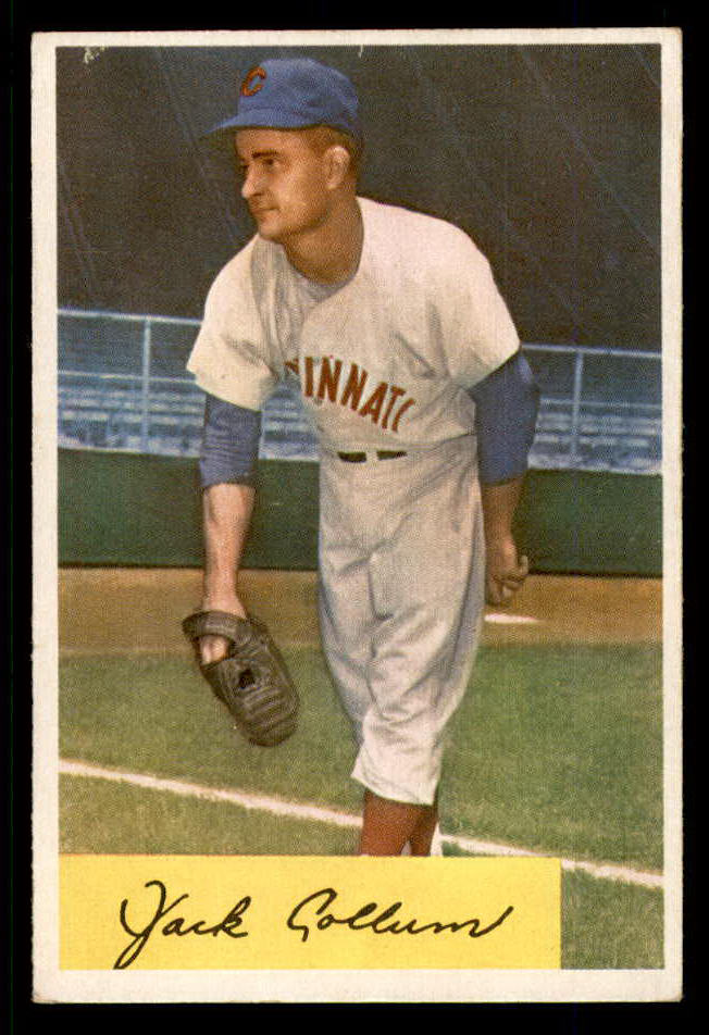 1954 Bowman Baseball #204 Jack Collum Reds EX 557521