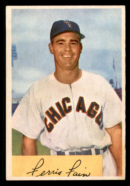 1954 Bowman Baseball #214 Ferris Fain White Sox EX-MT 557531