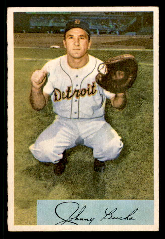 1954 Bowman Baseball #215 Johnny Bucha Tigers EX-MT 557532