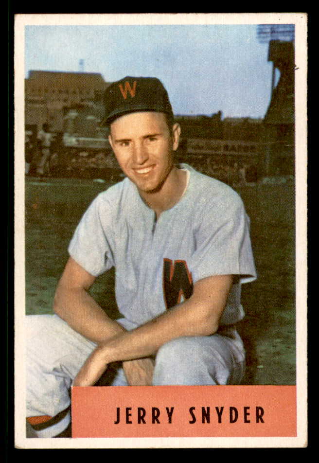 1954 Bowman Baseball #216 Jerry Snyder Senators EX 557533