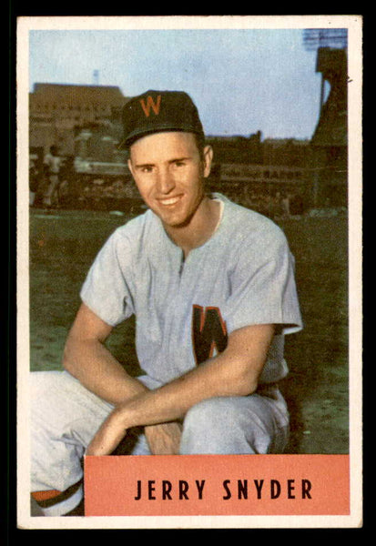 1954 Bowman Baseball #216 Jerry Snyder Senators EX 557533
