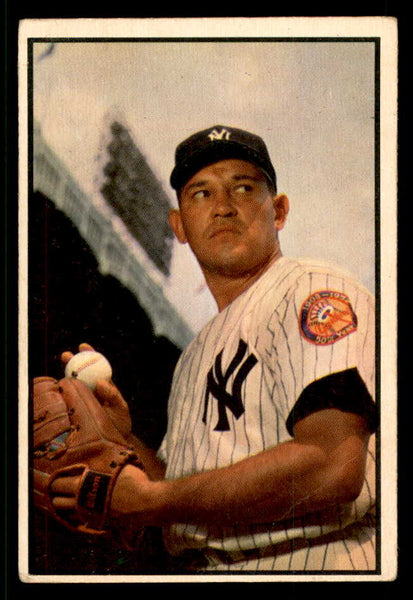 1953 Bowman Color Baseball #068 Allie Reynolds Yankees GD-VG 557539