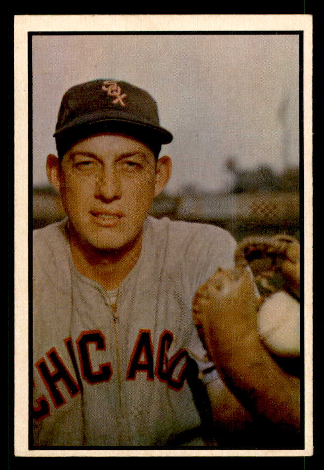 1953 Bowman Color Baseball #157 Sherm Lollar White Sox EX+/EX-MT 557545