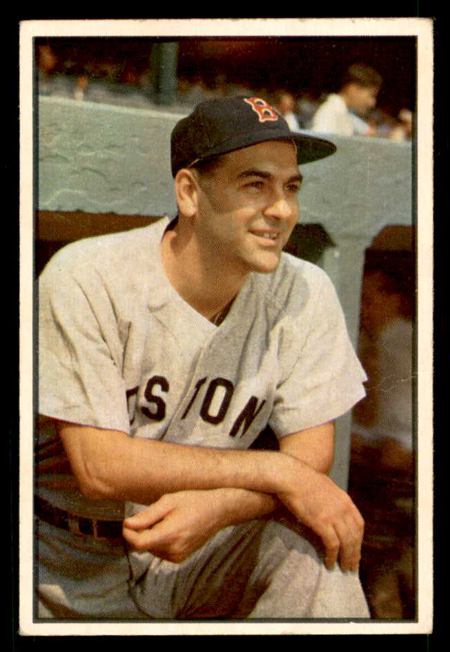 1953 Bowman Color Baseball #057 Lou Boudreau Red Sox VG-EX 557553