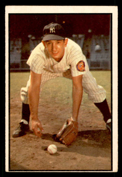 1953 Bowman Color Baseball #118 Billy Martin Yankees VG-EX 557556