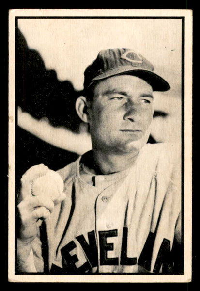 1953 Bowman Black & White Baseball #027 Bob Lemon Indians VG-EX 557560