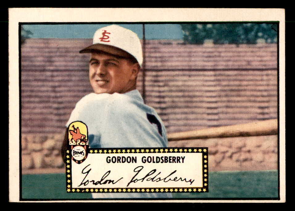 1952 Topps Baseball #046 Gordon Goldsberry Browns VG-EX Black 557579