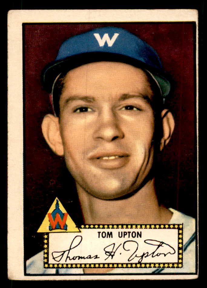 1952 Topps Baseball #071 Tom Upton Senators VG-EX Red 557585
