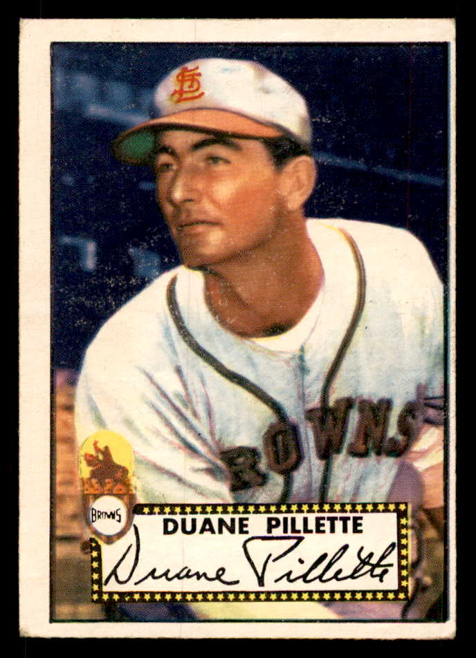 1952 Topps Baseball #082 Duane Pillette Browns VG-EX 557588