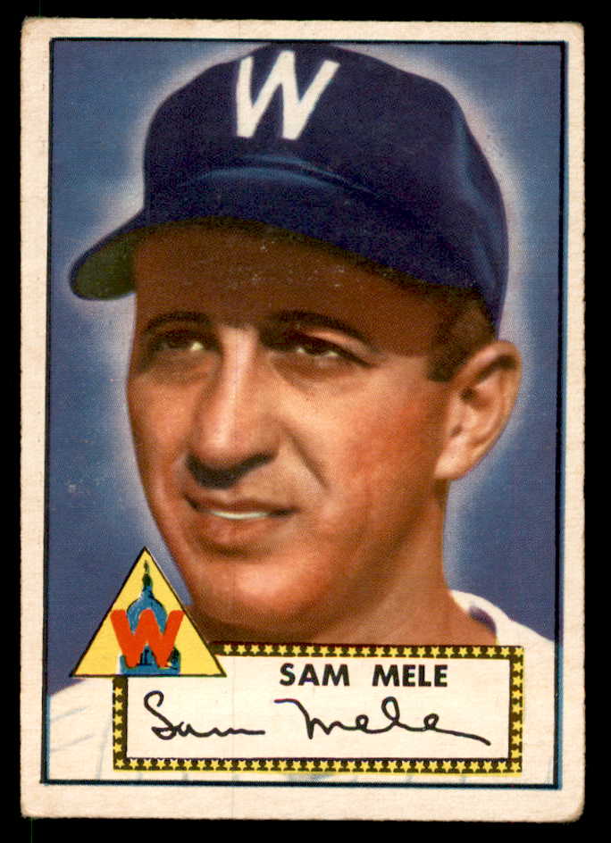 1952 Topps Baseball #094 Sam Mele Senators VG-EX 557592