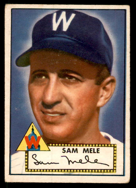 1952 Topps Baseball #094 Sam Mele Senators VG-EX 557592