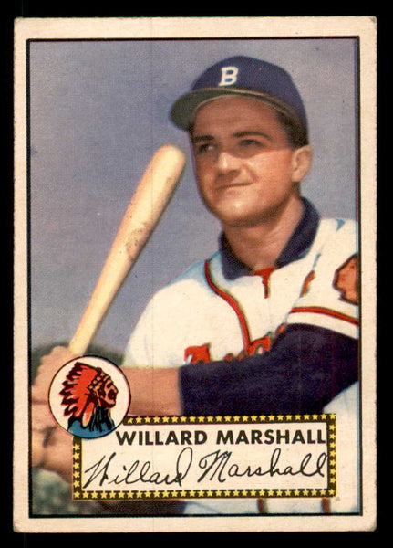 1952 Topps Baseball #096 Willard Marshall Braves VG-EX 557593