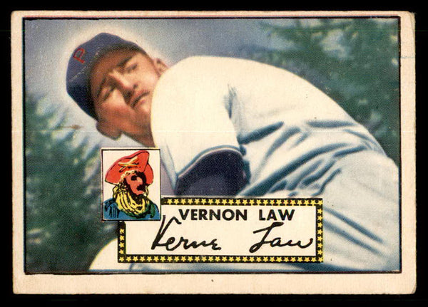 1952 Topps Baseball #081 Vern Law Pirates VG-EX 557602
