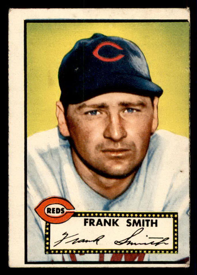 1952 Topps Baseball #179 Frank Smith Reds VG 557616