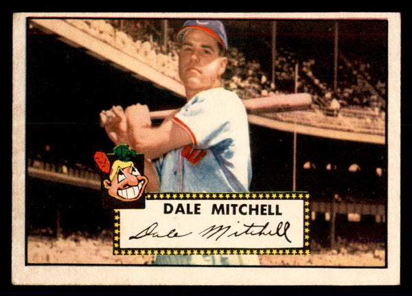 1952 Topps Baseball #092 Dale Mitchell Indians EX 557620