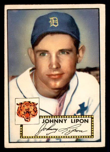 1952 Topps Baseball #089 Johnny Lipon Tigers EX 557621