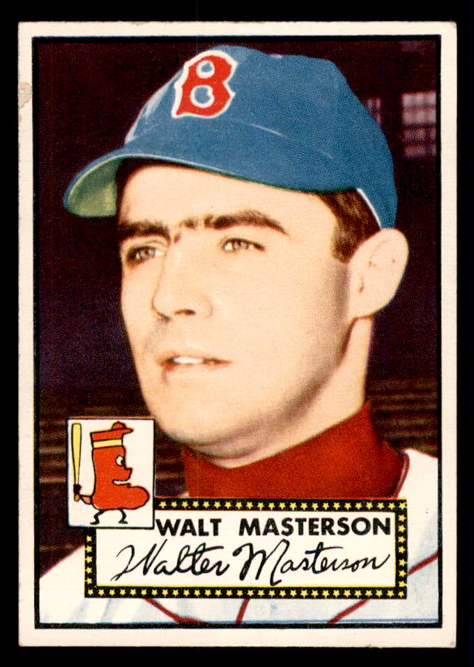 1952 Topps Baseball #186 Walt Masterson Red Sox EX 557622
