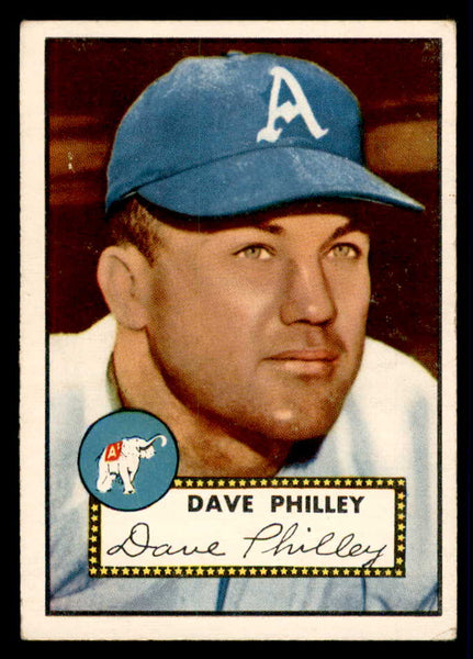 1952 Topps Baseball #226 Dave Philley A's EX 557626