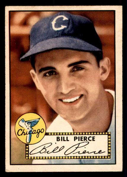 1952 Topps Baseball #098 Billy Pierce White Sox EX 557629