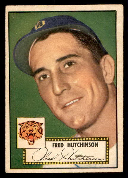 1952 Topps Baseball #126 Fred Hutchinson Tigers EX 557630