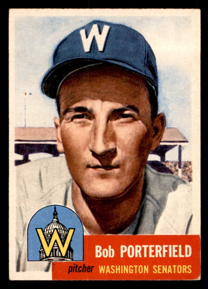 1953 Topps Baseball #108 Bob Porterfield Senators EX-MT 557636