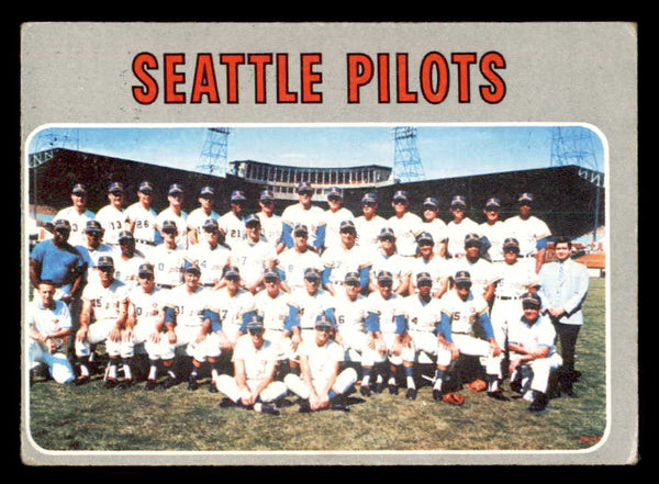 1970 Topps Baseball #713 Seattle Pilots Team VG-EX 557653