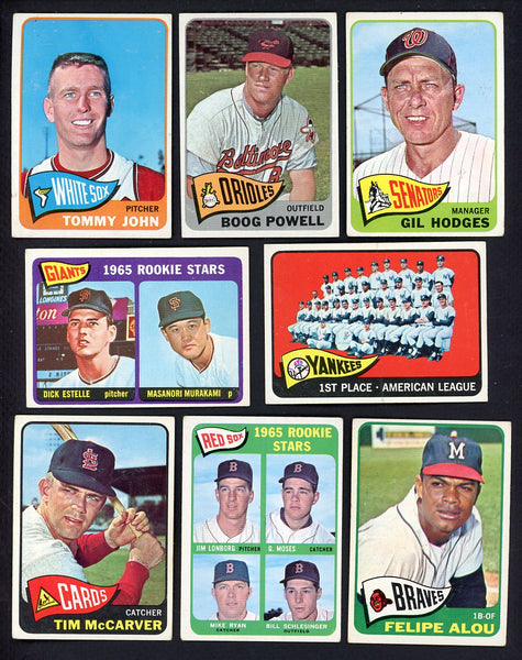 1965 Topps Set Lot 103 Diff VG/VG-EX Hodges Powell Lonborg 557701