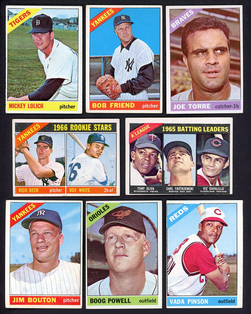 1966 Topps Set Lot 80 Diff VG/VG-EX Torre Bouton Powell 557711