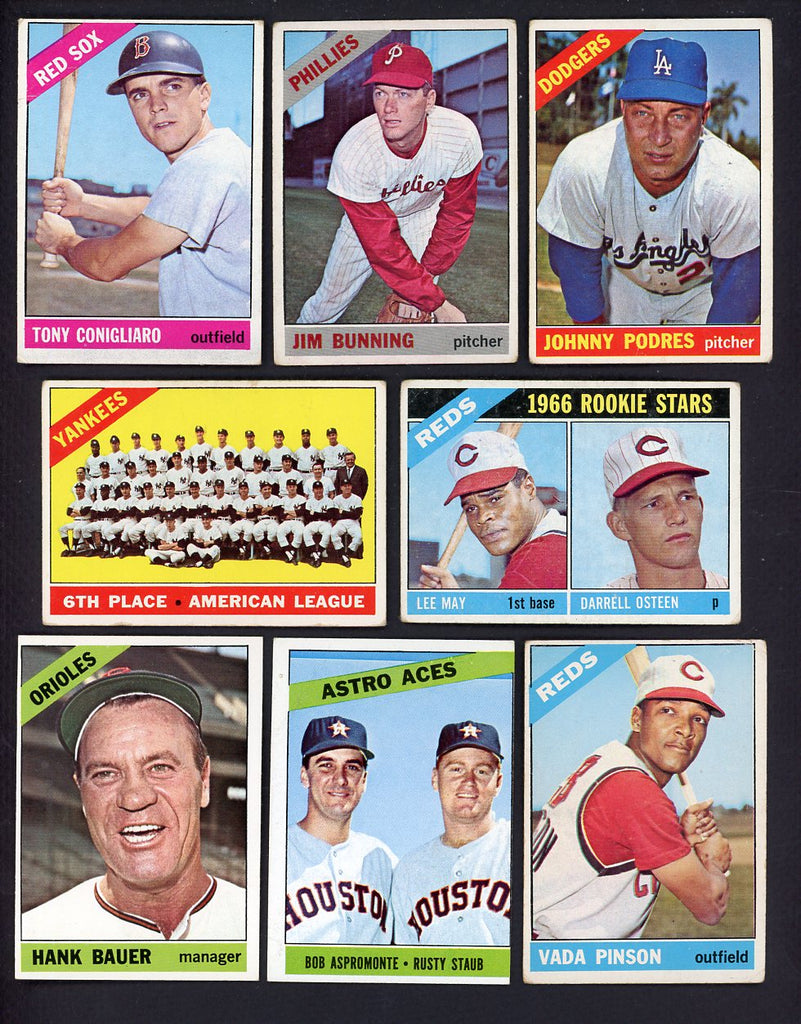 1966 Topps Set Lot 73 Diff Bargain Grade Bunning Podres 557716