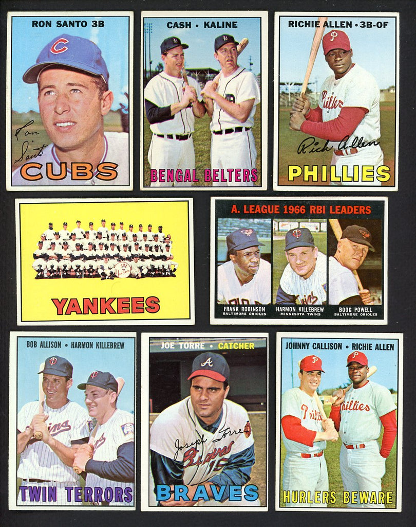 1967 Topps Set Lot 100 Diff VG-EX/EX Kaline Allen Torre 557723