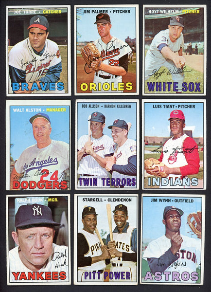 1967 Topps Set Lot 80 Diff VG/VG-EX Palmer Torre Wilhelm 557725
