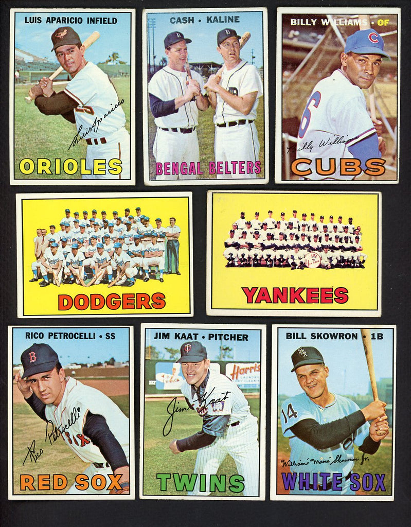 1967 Topps Set Lot 91 Diff Bargain Grade Williams Kaline Kaat 557728