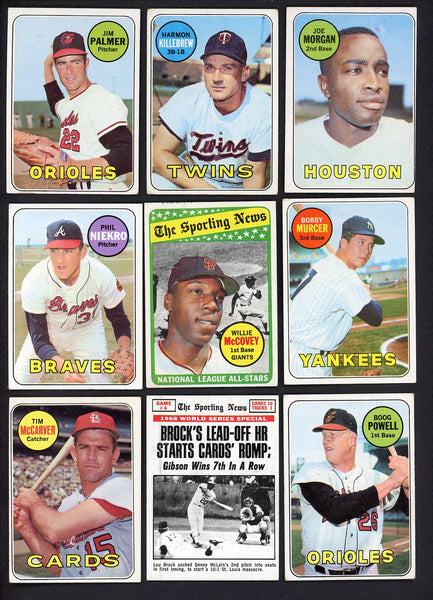 1969 Topps Set Lot 105 Diff VG/VG-EX Killebrew Morgan Niekro 557742