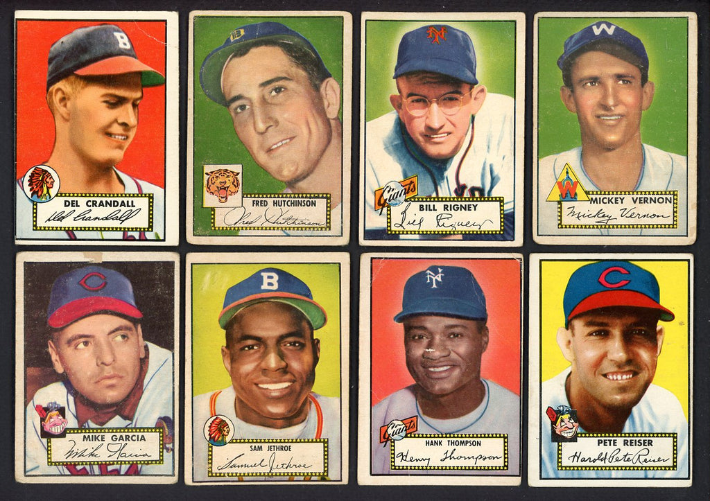 1952 Topps Set Lot 73 Diff Good Garcia Crandall Jethroe 557749
