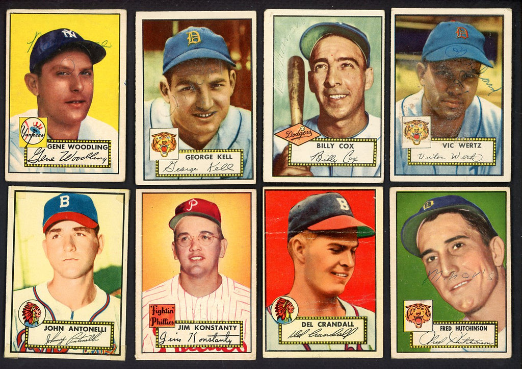 1952 Topps Set Lot 63 Diff Fair Kell Woodling Konstanty 557751