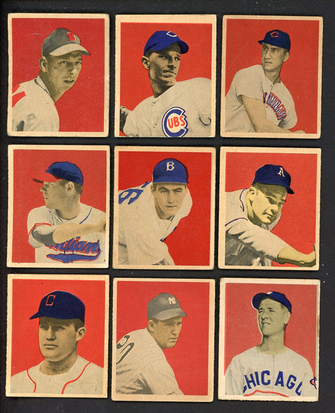 1949 Bowman Set Lot 47 Diff VG-EX/Better Pafko Sauer Barney 557759