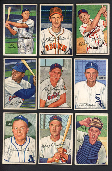 1952 Bowman Set Lot 88 Diff VG-EX Marion Woodling Stanky 557761