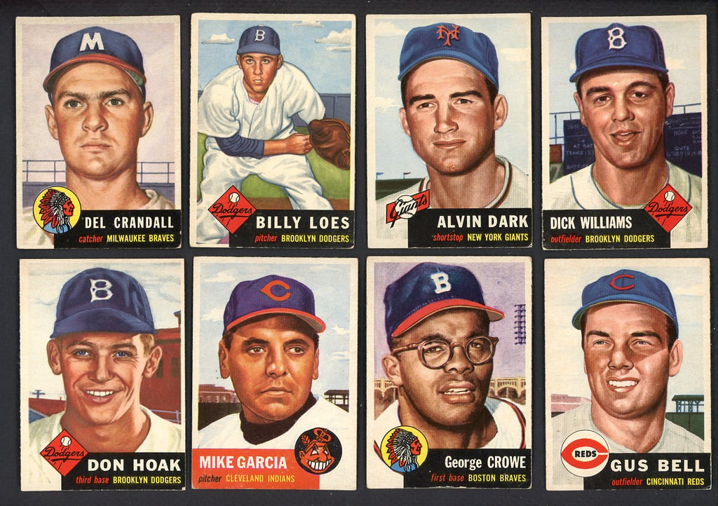 1953 Topps Set Lot 74 Diff VG-EX Williams Dark Loes 557770