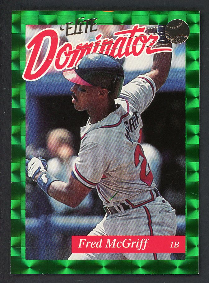 1993 Donruss Elite Dominator #002 Fred McGriff Braves 557797