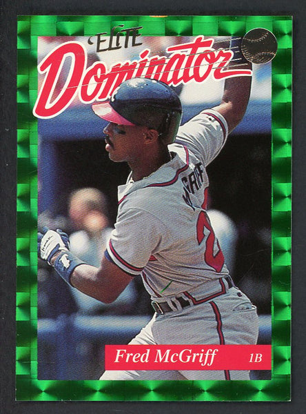 1993 Donruss Elite Dominator #002 Fred McGriff Braves 557797