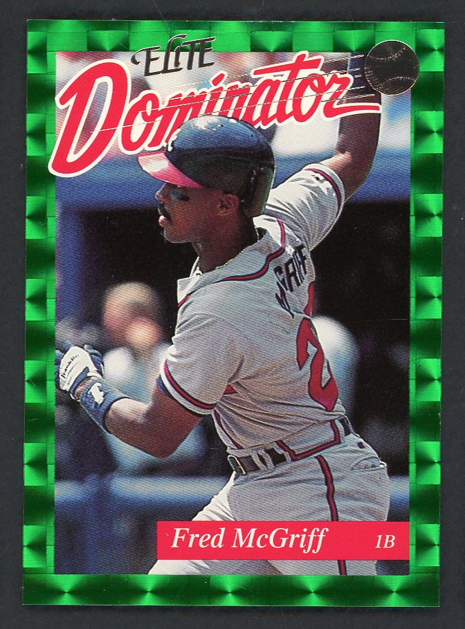 1993 Donruss Elite Dominator #002 Fred McGriff Braves 557798