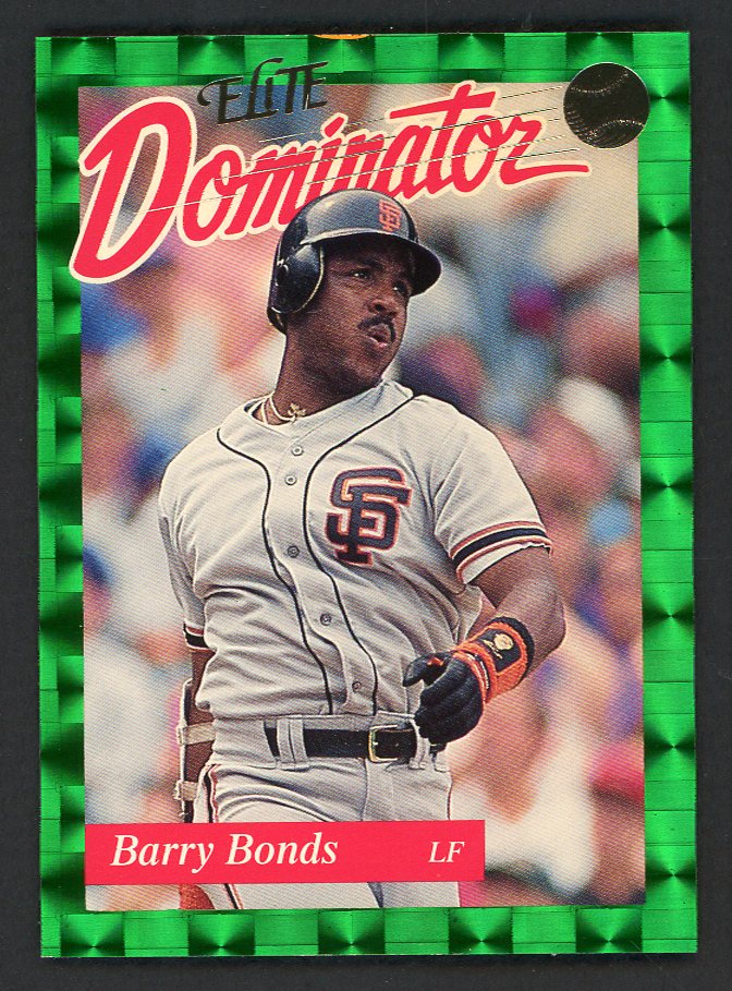 1993 Donruss Elite Dominator #016 Barry Bonds Giants 557819