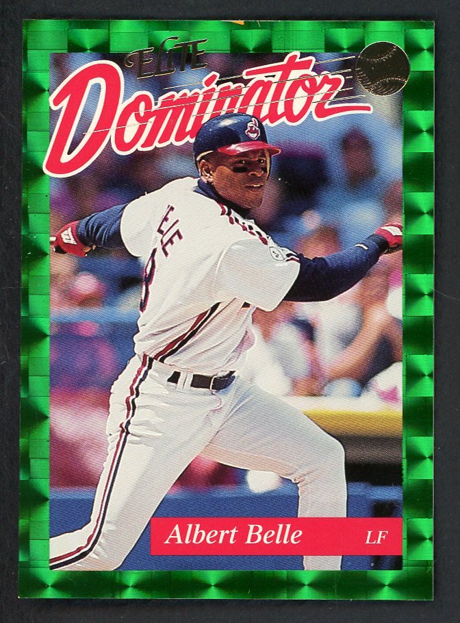 1993 Donruss Elite Dominator #017 Albert Belle Indians 557821