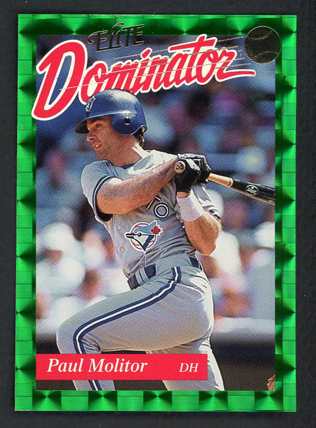 1993 Donruss Elite Dominator #018 Paul Molitor Blue Jays 557823