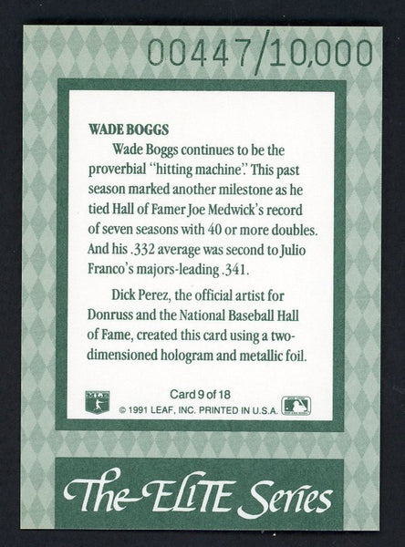 1992 Donruss Elite #009 Wade Boggs Red Sox 557828