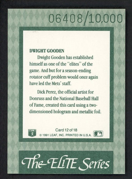 1992 Donruss Elite #012 Dwight Gooden Mets 557842