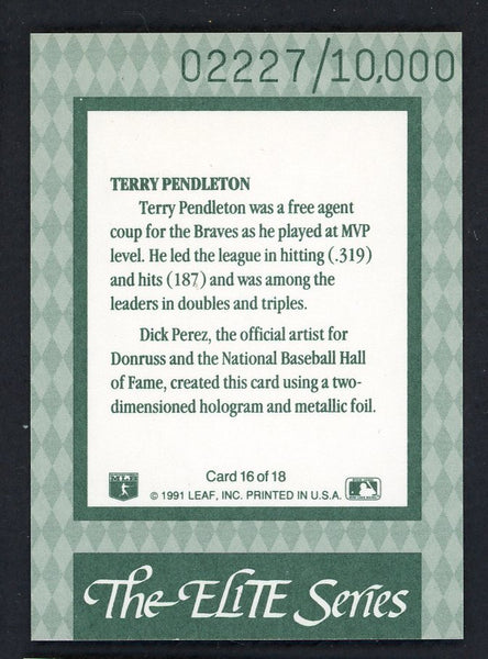 1992 Donruss Elite #016 Terry Pendleton Braves 557852