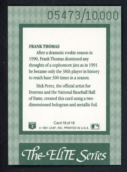1992 Donruss Elite #018 Frank Thomas White Sox 557857