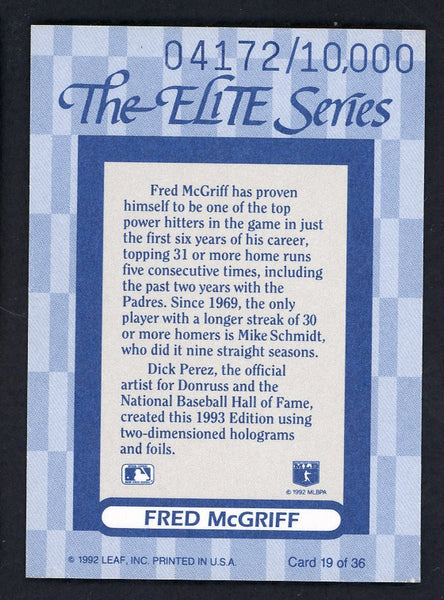 1993 Donruss Elite #019 Fred McGriff Padres 557858