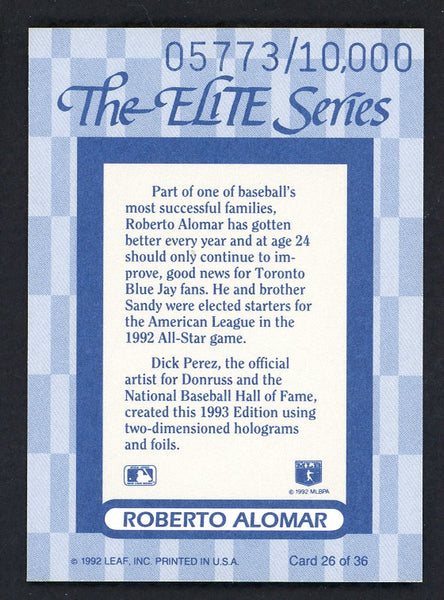 1993 Donruss Elite #026 Roberto Alomar Blue Jays 557870